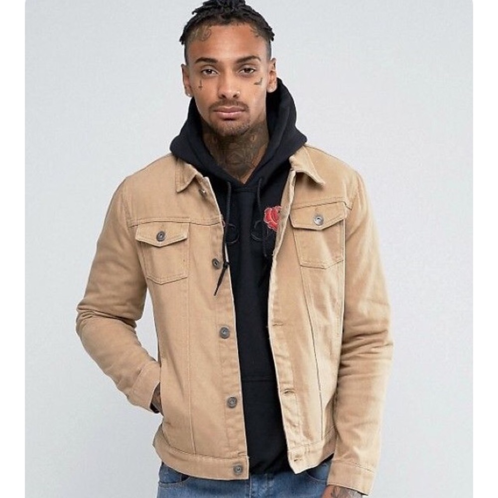 H&M tan denim jacket